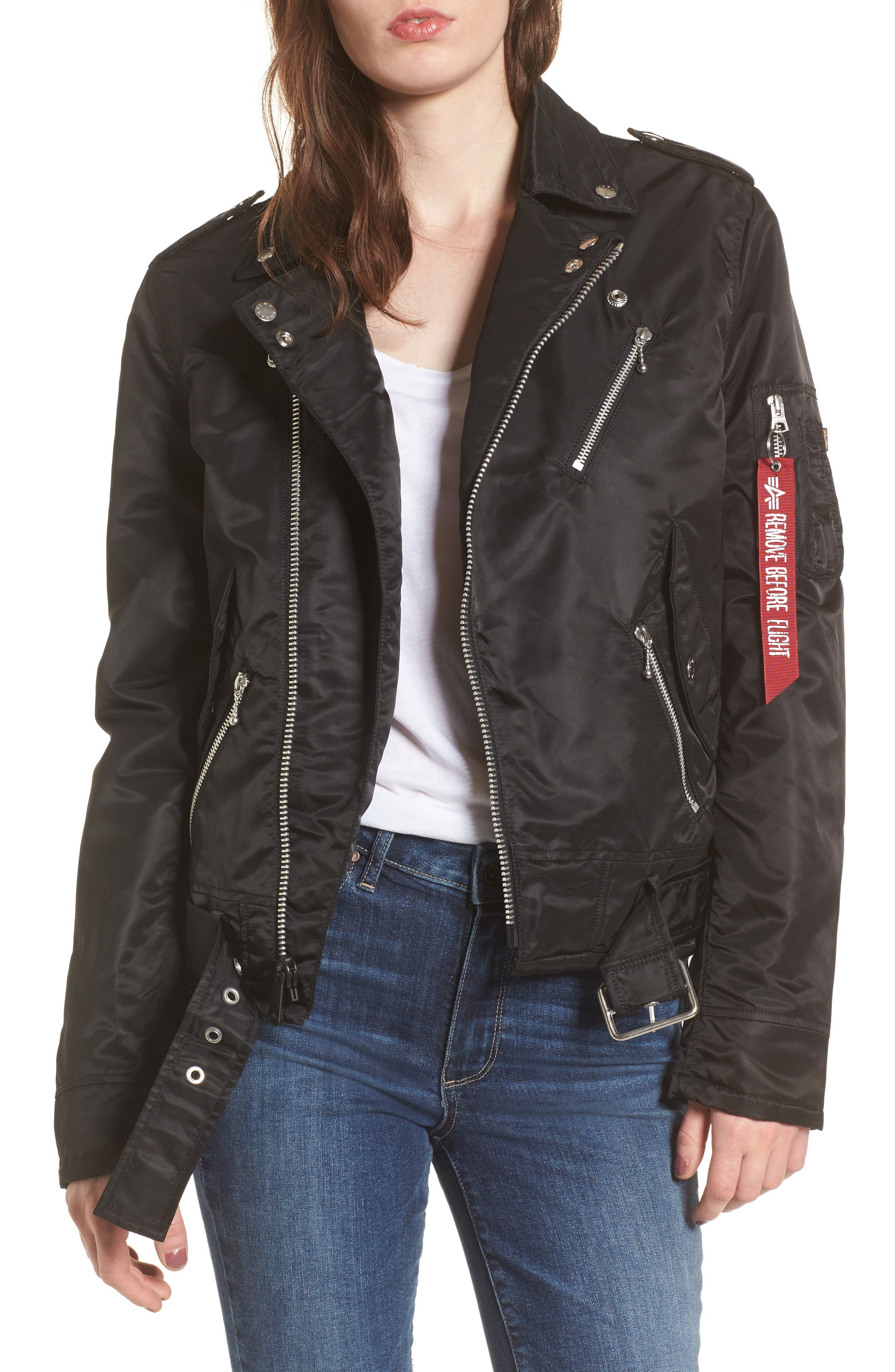 alpha industries outlaw biker jacket