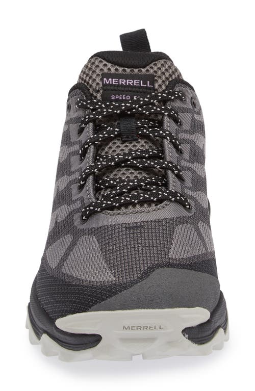 Shop Merrell Speed Eco Hiking Shoe In Charcoal/orchid