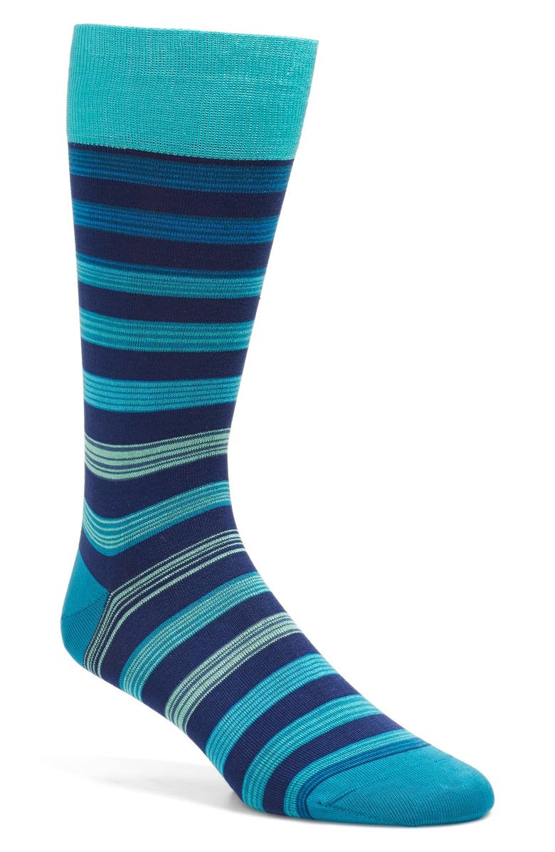 Bugatchi 'Stripe Within Stripe' Socks | Nordstrom