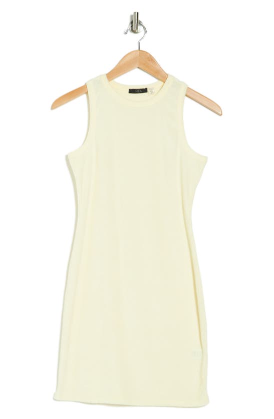 Rdi Terry Cloth Dress In Pastel Yellow