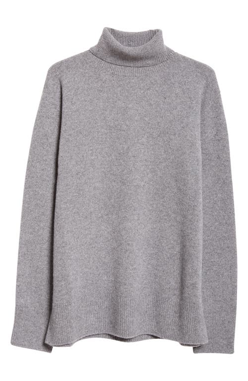 The Row Stepny Wool & Cashmere Knit Sweater In Grey Melange