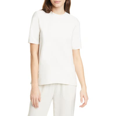 Eileen Fisher Mock Neck Short Sleeve Top