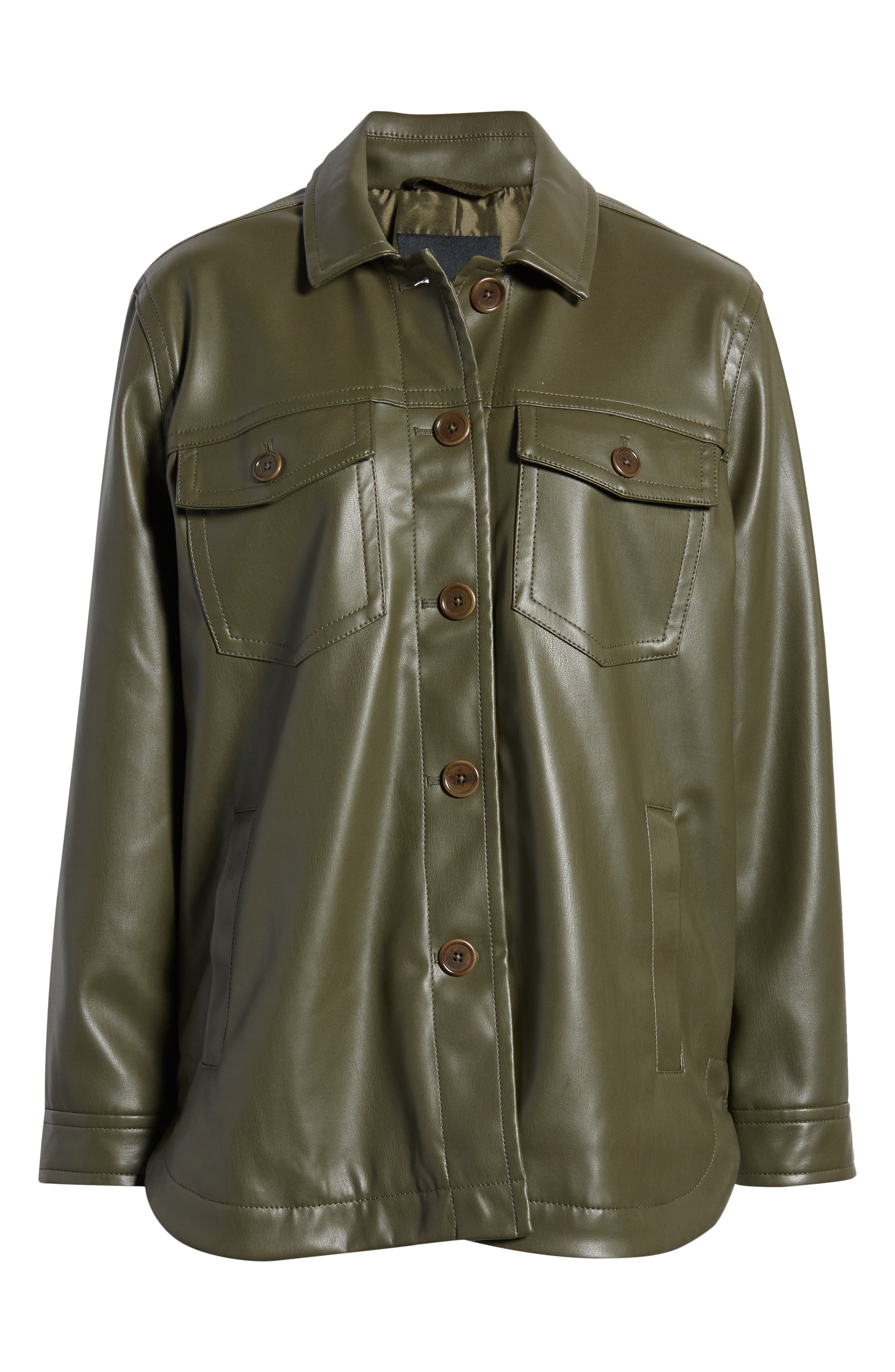 leather chore coat