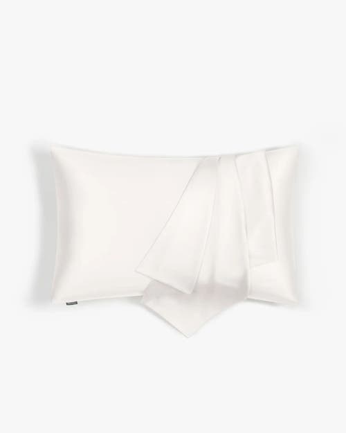 Lilysilk Lilysoft Ultra Soft Non-colorants Silk Pillowcase In White