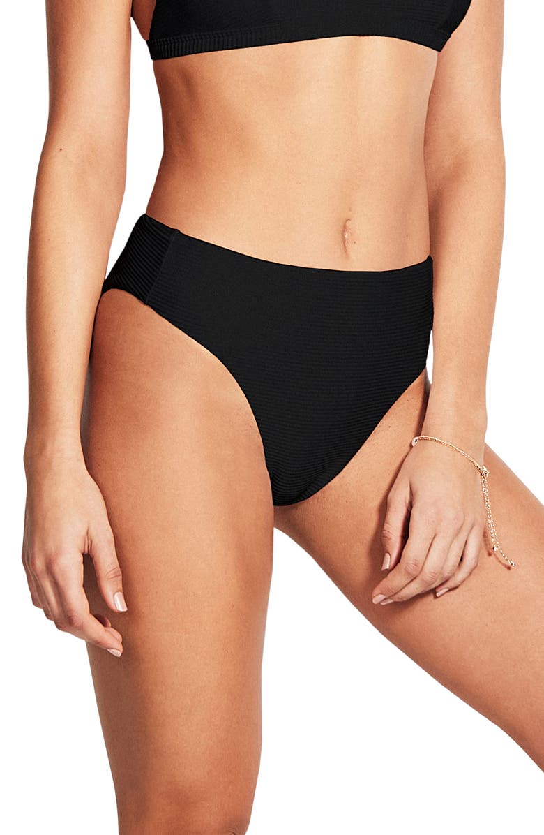 kralen sponsor Bulk Seafolly Essentials High Waist Bikini Bottoms | Nordstrom
