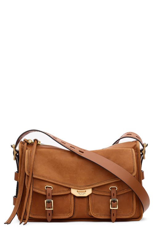 Field Leather Messenger Bag in Brown