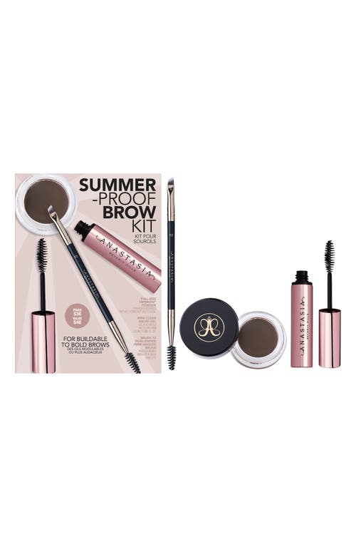 Anastasia Beverly Hills Summer-Proof Brow Kit (Limited Edition) USD $48 Value in Medium Brown