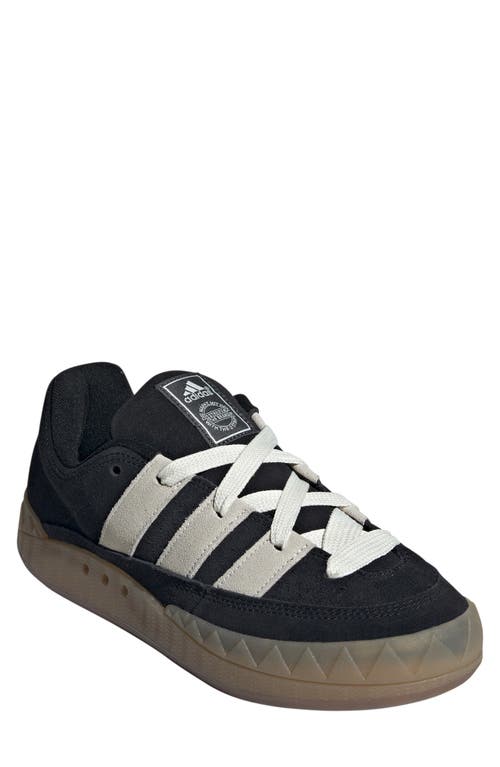 adidas Adimatic Sneaker Core Black/Off White/Gum 3 at Nordstrom,