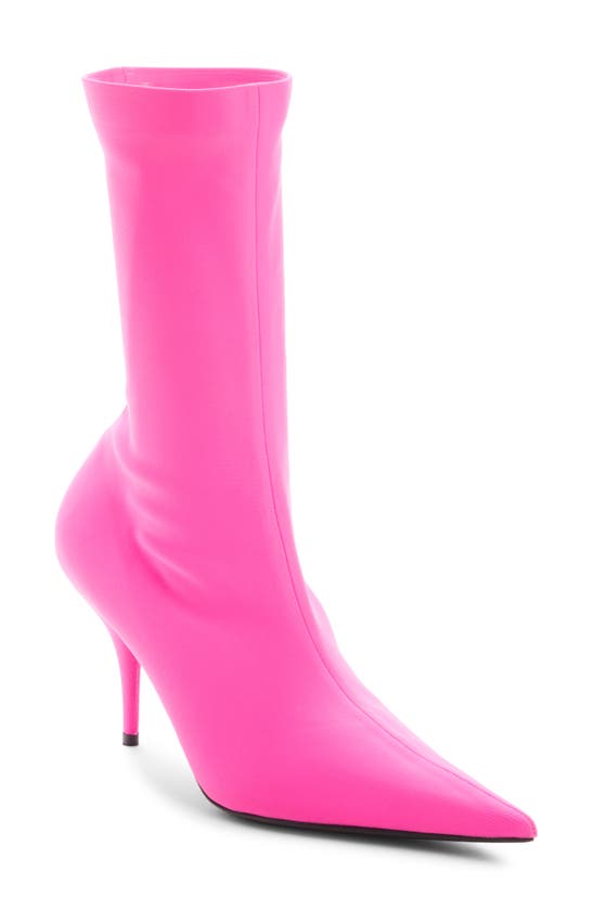BALENCIAGA POINTED TOE SOCK BOOT 