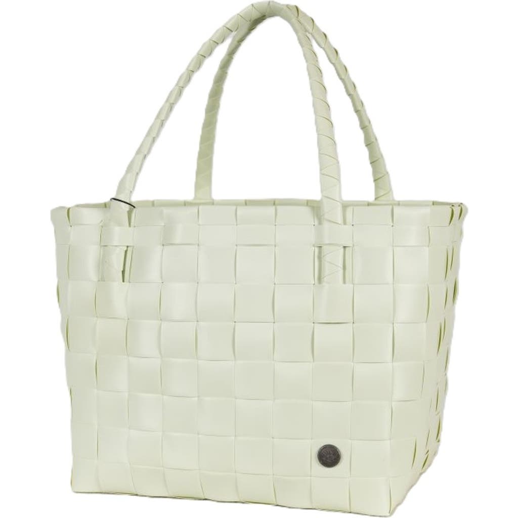 Handed By Paris Recycled Plastic Tote Bag In Mint Green