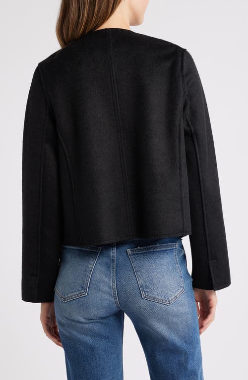 WIT & WISDOM WIT & WISDOM COLLARLESS CROP JACKET 