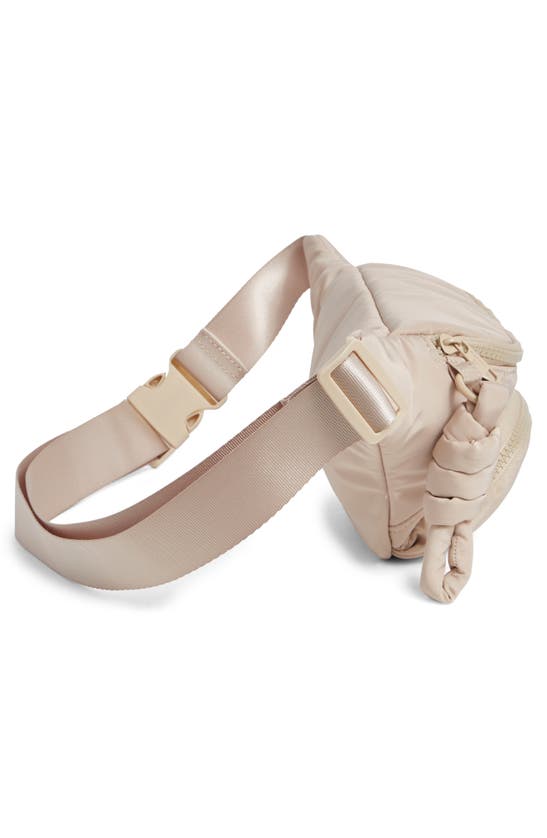 Shop Madden Girl Padded Nylon Belt Bag In Khaki