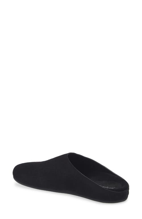 Jeffrey Campbell Content Suede Clog In Black Suede
