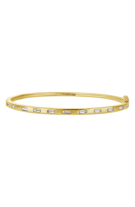 Bony Levy Ofira Baguette Diamond Bangle (trunk Show Exclusive) In 18k