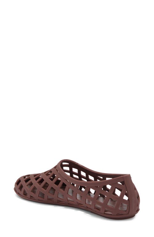Jeffrey Campbell Jellz Flats In Brown Matte