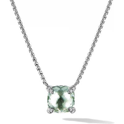 David Yurman Chatelaine Pendant Necklace With Diamonds