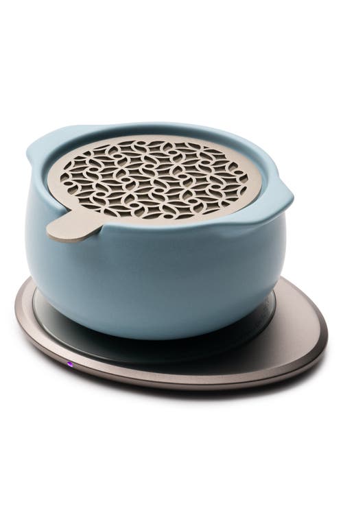 Ohom Jun Self-heating Diffuser Set In Moonmist Blue