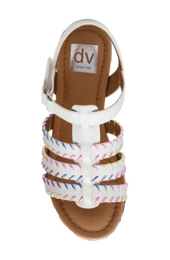 Shop Dolce Vita Dv By  Kids' Vivica Platform Sandal In Rainbow