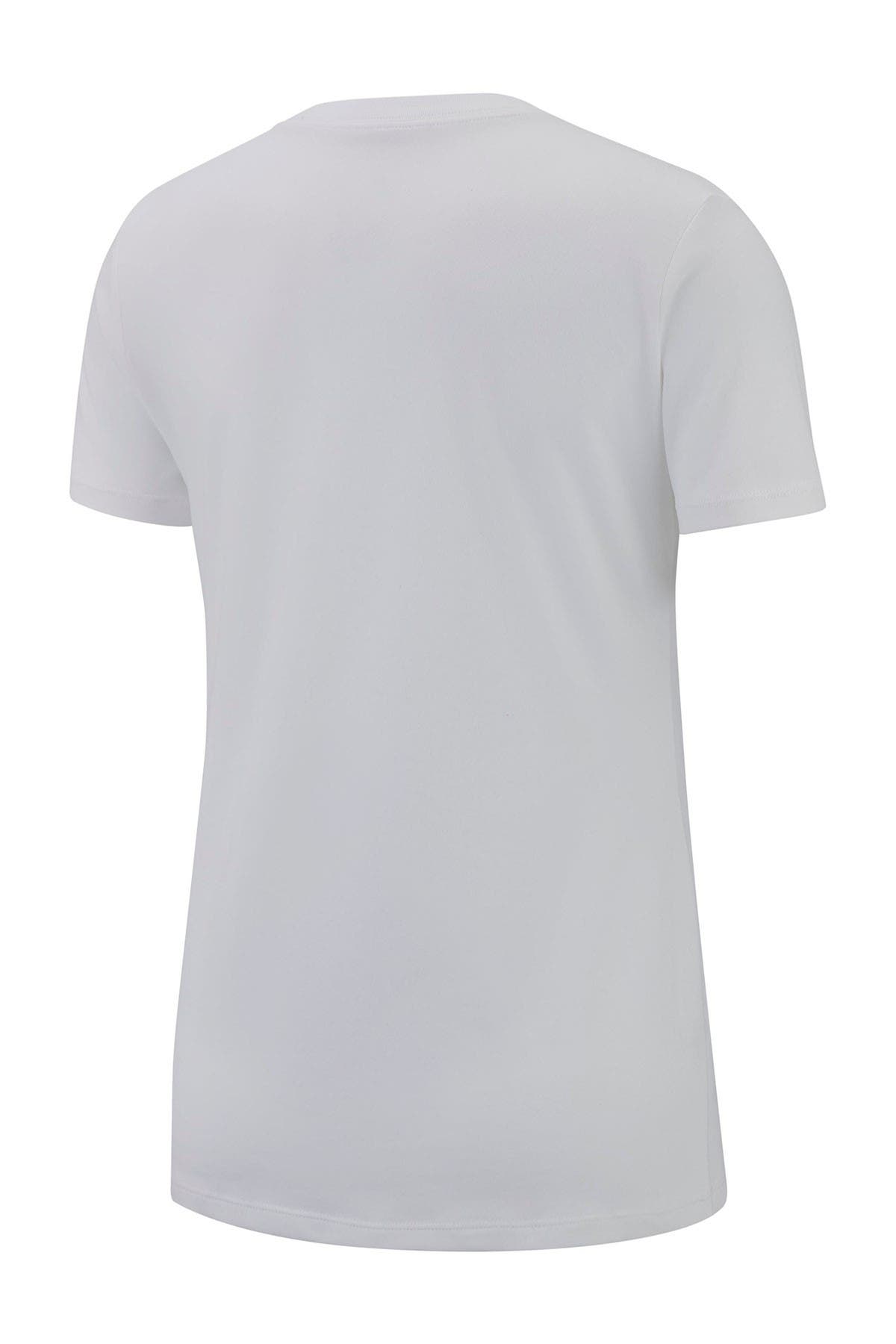 Nike Dri-fit Training T-shirt In White/black