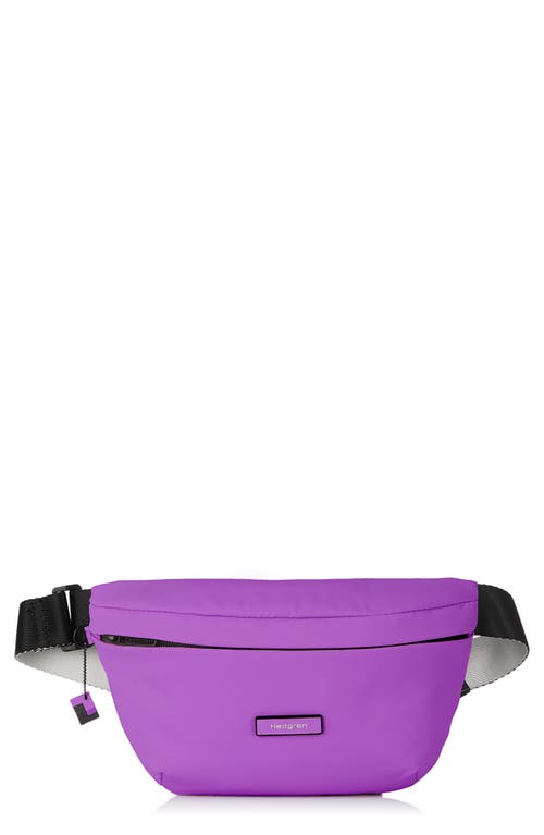 Halo Water Repellent Belt Bag in Violet