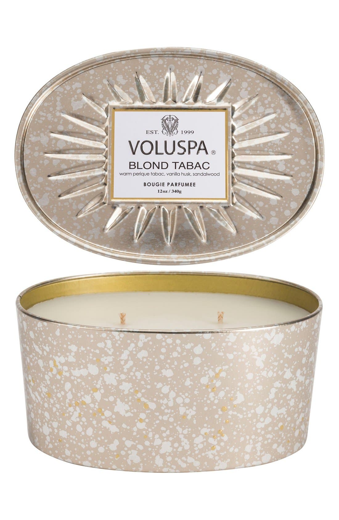 Voluspa Vermeil Blond Tabac TwoWick Tin Candle Nordstrom