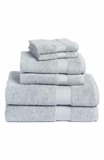 Dkny Quick Dry Washcloth, Set of 6 - Grey