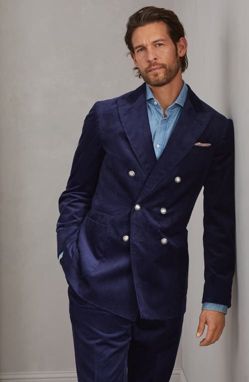 Shop Brunello Cucinelli Uconstructed Blazer In Blue