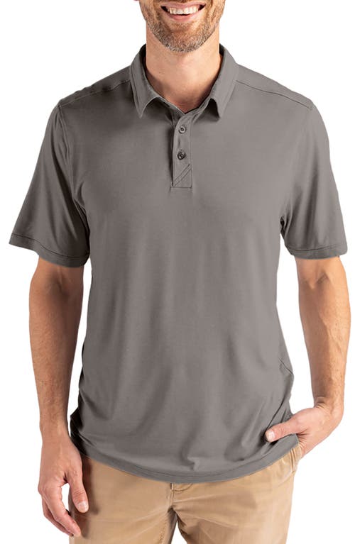 Shop Cutter & Buck Comfort Performance Jersey Polo In Elemental Grey