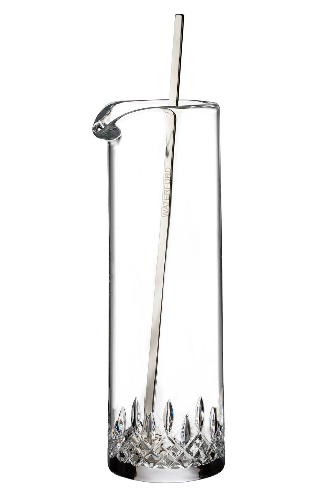 Waterford 'Lismore Encore' Lead Crystal Martini Pitcher & Stirrer