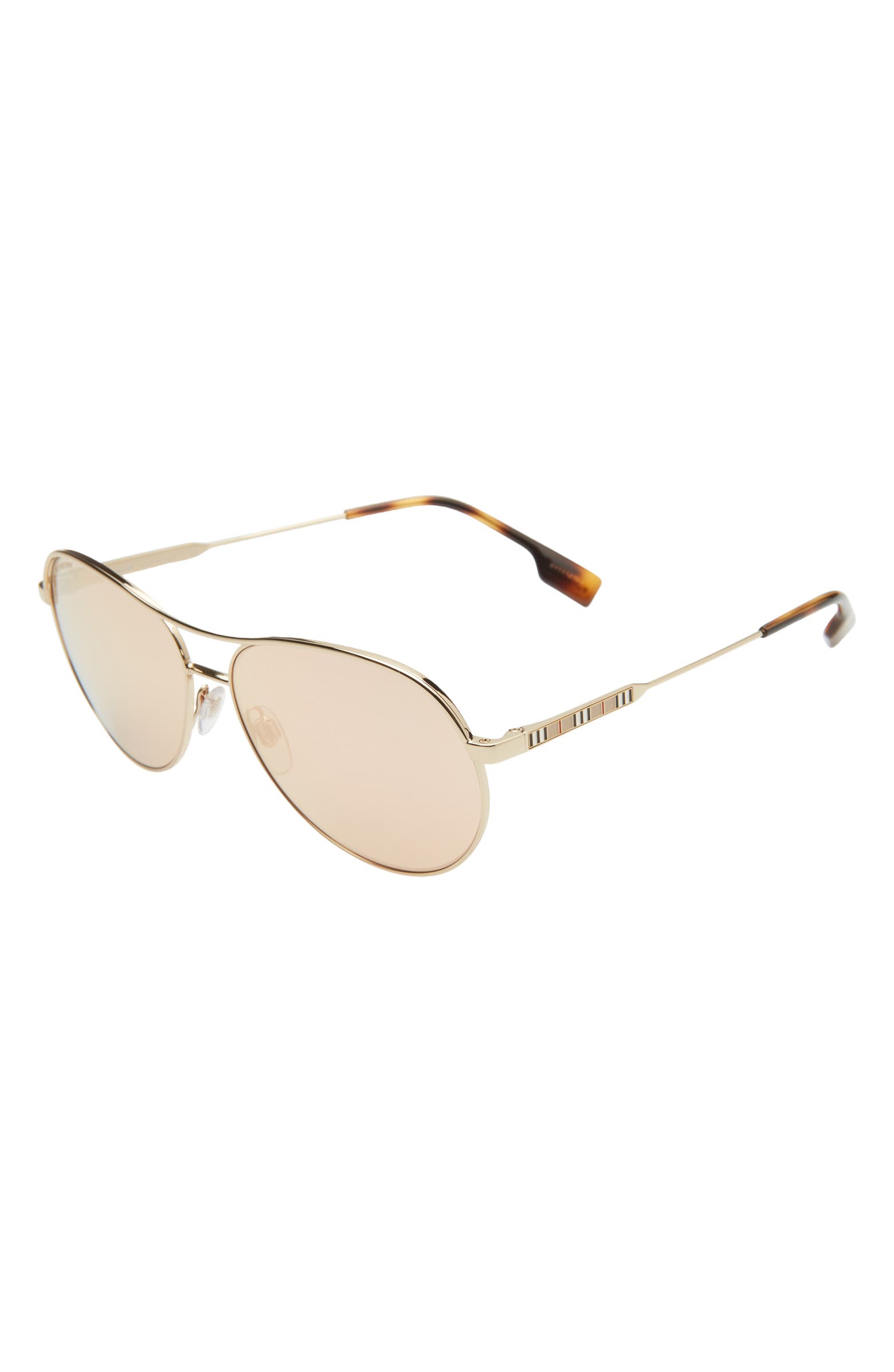 Burberry 59mm Mirrored Pilot Sunglasses | Nordstromrack