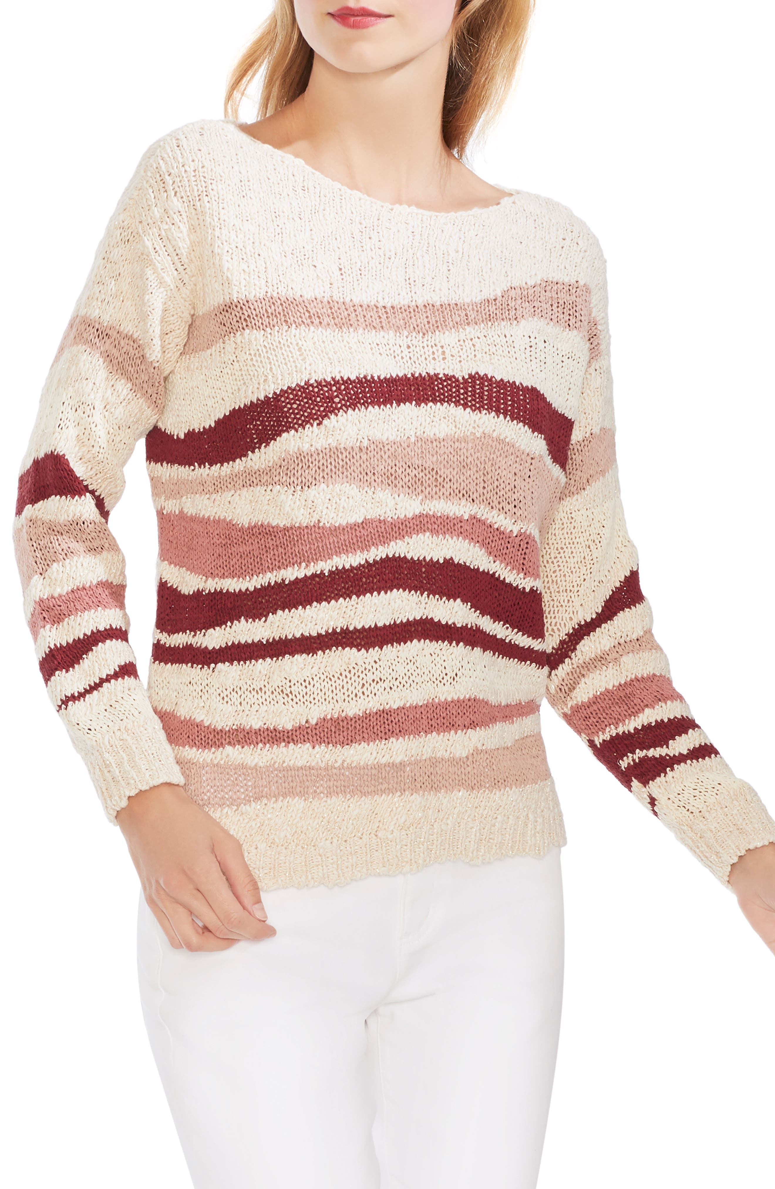 Vince Camuto Variegated Stripe Sweater | Nordstrom