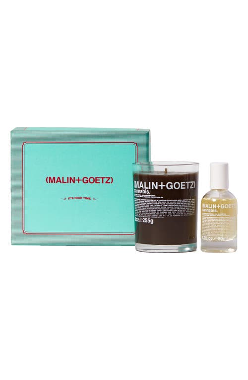 Shop Malin + Goetz Malin+goetz It's High Time Cannabis Fragrance Set $125 Value In No Color