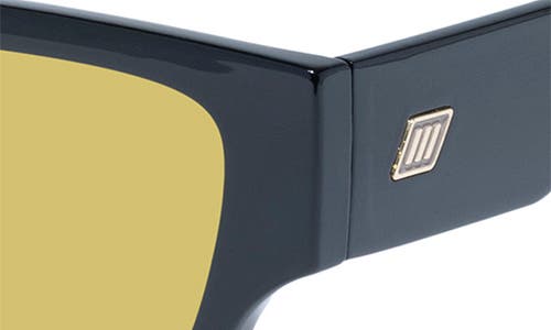 Le Specs Atlantis 50mm Rectangular Sunglasses In Black