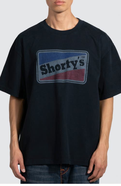 Shop Pleasures Shorty's Cotton Graphic T-shirt In Black