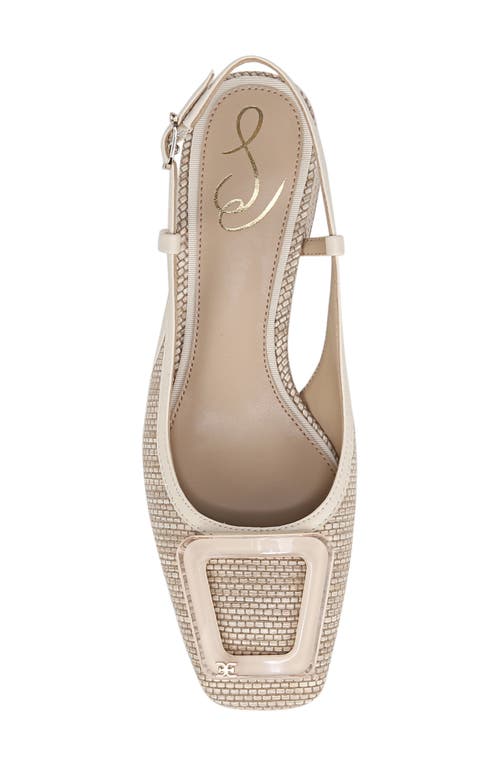 Shop Sam Edelman Tracie Slingback Pump In Light Natural