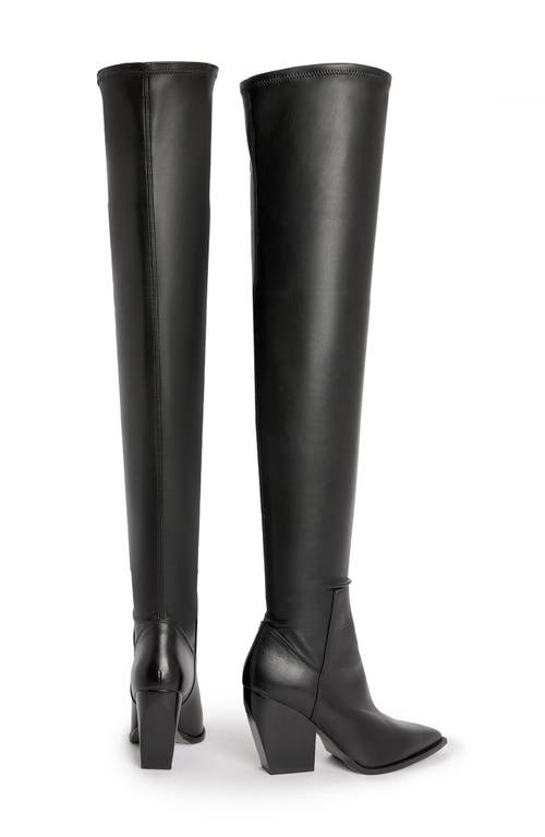 Allsaints Women's Lara Pointed Toe High Heel Boots In Black