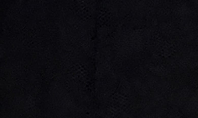 Julia Jordan Lace Overlay Long Sleeve Midi Dress In Black