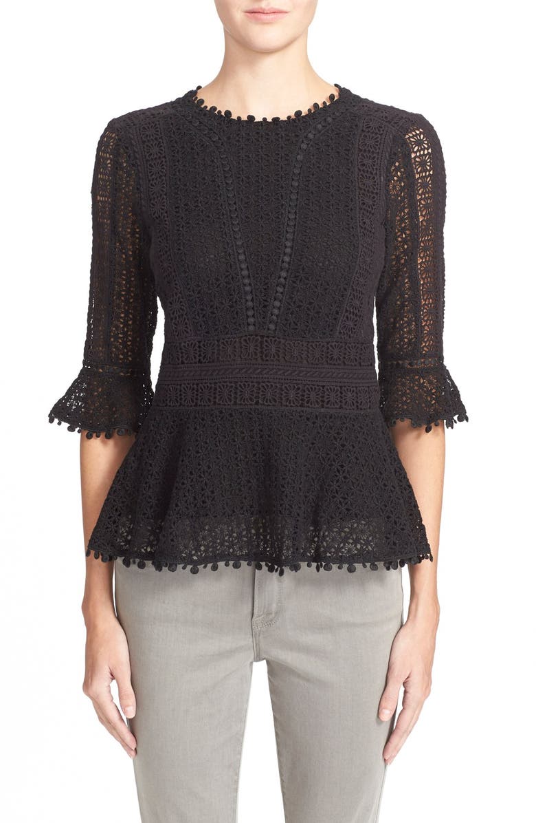 Rebecca Taylor Guipure Lace Top | Nordstrom