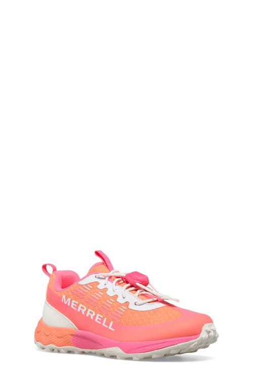 Merrell Kids' Agility Peak Sneaker In Pink/orange