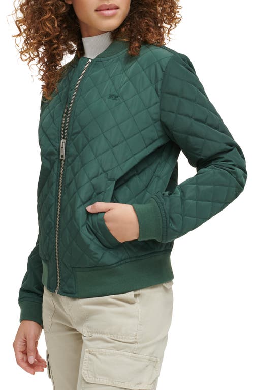 Levi's® Quilted Bomber Jacket In Darkest Spruce