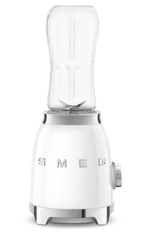 Shop Smeg Personal Blender & Bottle To Go Set In White