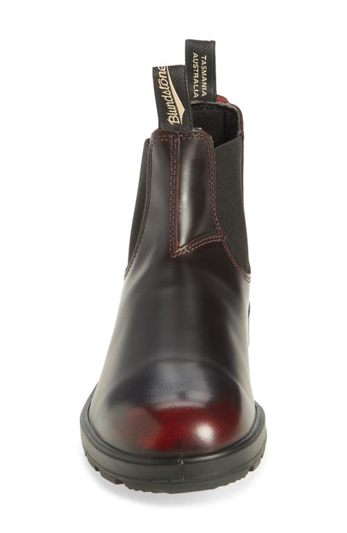 Blundstone Footwear Chelsea Boot In Bordeaux Brush