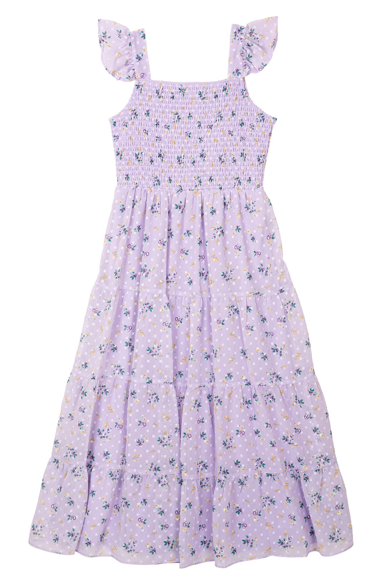 Rare Editions Girls Purple Dress