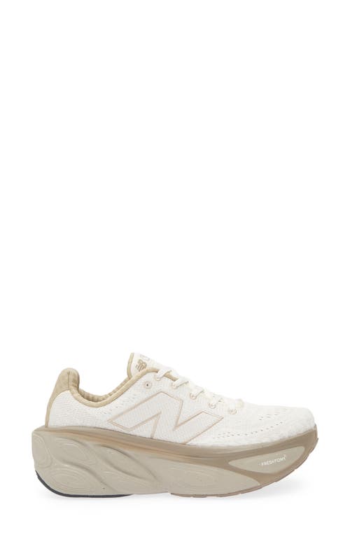 New Balance Fresh Foam X More V5 Running Shoe In Linen/dark Stoneware
