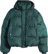 DAILY PAPER Ravan Monogram Jacquard Quilted Puffer Jacket