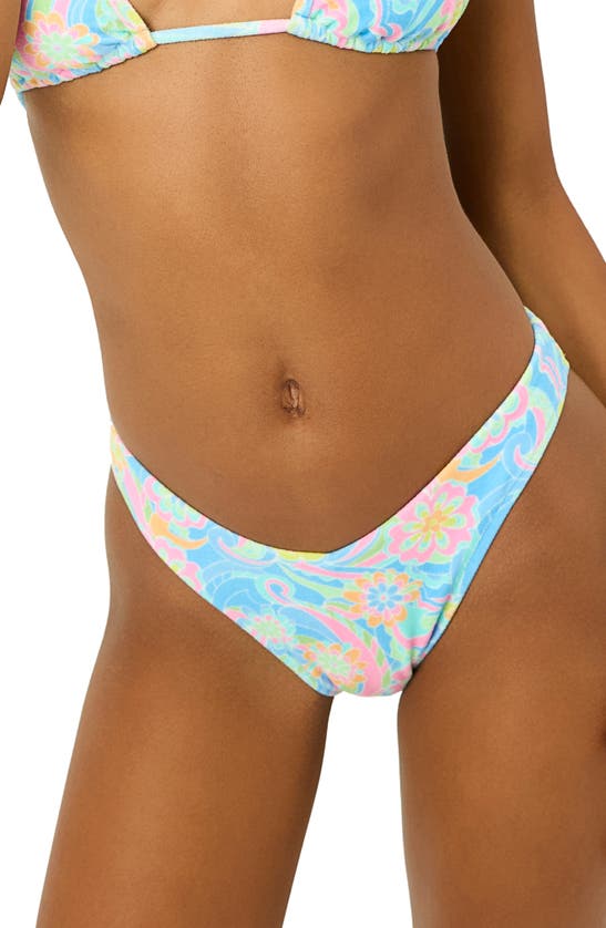 Frankies Bikinis Enzo Terry Cloth Bikini Bottoms In Sunshower