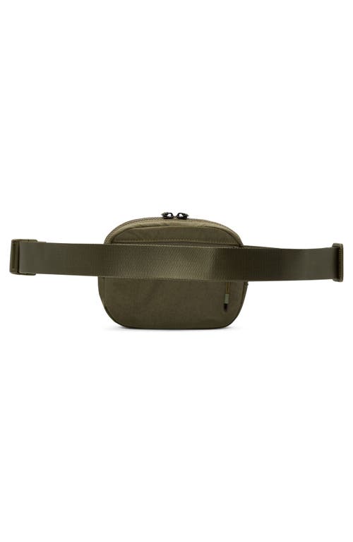 Shop Nike Aura Belt Bag In Medium Olive/olive/black