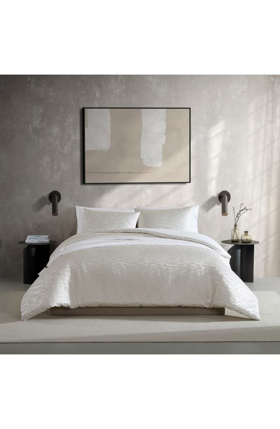 Shop Vera Wang Illusion Comforter & Shams Set In Porcelain