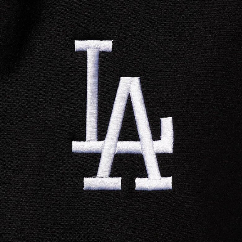 G-III SPORTS BY CARL BANKS G-III SPORTS BY CARL BANKS BLACK LOS ANGELES DODGERS STRONG SIDE FULL-ZIP JACKET