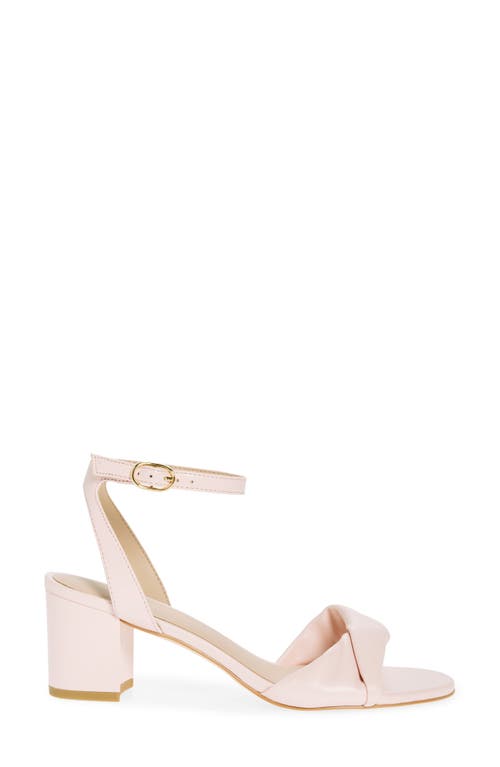 Stuart Weitzman Everly Block Heel Sandal In Rosewater